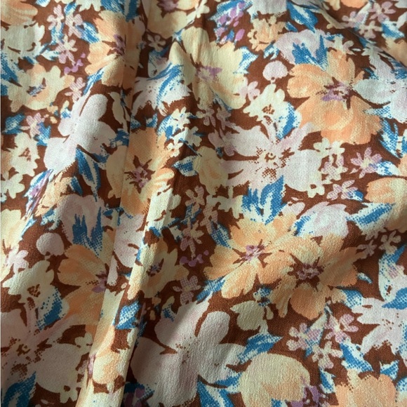 Band of the Free Floral Bohemian Boho Long Sleeve Midi Dress XS - Picture 13 of 16